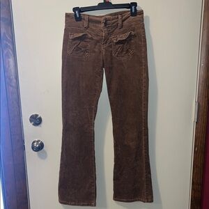 Candie's Brown Corduroy Boot Cut Pants